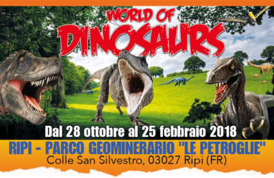 THE WORLD OF DINOSAURS – L’incredibile parco tematico con dinosauri a grandezza naturale